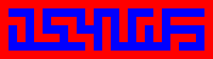 A generated maze